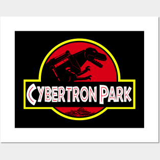 Cybertron Park - alt red Posters and Art